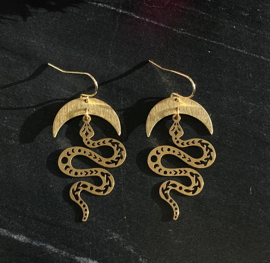 Kybalion Serpent Earrings